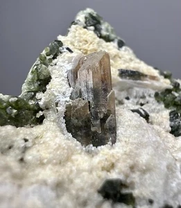 109 GM Full Terminated Clinozoisite Crystal Specimen From Badakhshan Afghanistan - Picture 1 of 6