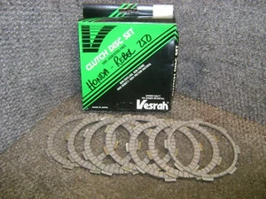 NUEVO JUEGO DE PLACAS DE FRICCIÓN DE EMBRAGUE VESRAH VC1012 HONDA CBF250 VT250 VTR250 CMX250 - Imagen 1 de 3
