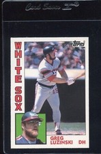 1984 TOPPS TIFFANY #20 GREG LUZINSKI CHICAGO WHITE SOX 