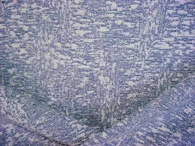 2-1/2Y Lee Jofa 2019146 Mineral Blue Snow Outdoor Chenille Upholstery Fabric - Image 1 of 4