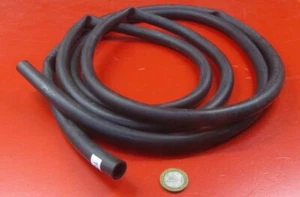 Latex Rubber Tubing Shore A35 Black 1/2" OD x 3/8" ID x 1/16" Wall x 10' Length - Picture 1 of 7