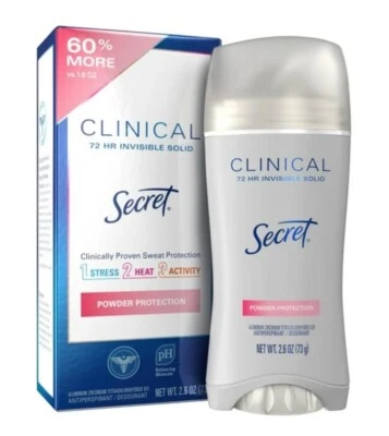 *BRAND NEW* Secret Clinical Strength Invisible Solid Powder Protection Deodorant - Image 1 of 3