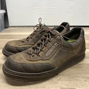 Herren Größe 8,5 Mephisto Match Braun Leder Wandern Komfort Schuhe Niedrig - Bild 1 von 16