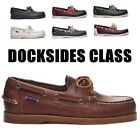 Men Women Genuine Leather Driving Shoes Slip on Classic Boat Shoes Flat Loafers