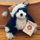 Boyds Bears Cat 5" Plush Ornament Frannie Kitty Black White Original Packaging