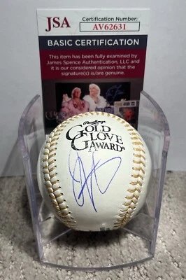 Joey Votto Signed Rawlings Gold Glove Baseball JSA/COA Cincinnati Reds - Image 1 of 2