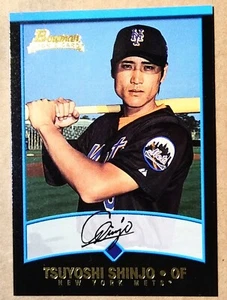 2001 Bowman Tsuyoshi Shinjo #148 Rookie Card New York Mets - Picture 1 of 2