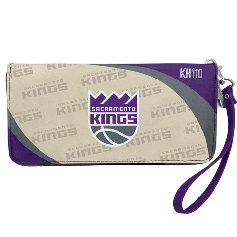 Sacramento Kings NBA Curve Zip Organizer Ladies Wallet Cover