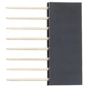 2.54mm Pitch Single Row Long Pin Female Header 6 Way PCB Socket (Pack of 2) - Picture 1 of 1