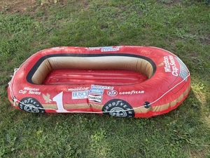 Vtg Y2K Winston Cup Inflatable Two Person Raft Boat Pool Floaty Decor Race Car - Picture 1 of 3