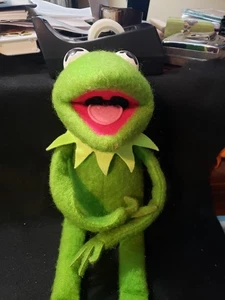 Muñeca Fisher-Price Kermit the Frog Puppet #850 1978 de colección | Jim Henson Muppet - Imagen 1 de 6