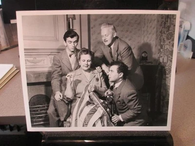 Foto del programa de radio de la NBC de 1940 FAMILIA ALDRICH Ezra Stone Jackie Kelk Katherine Raht Foto 1 de 2