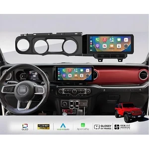 Car Radio For Jeep Wrangler JL Gladiator 2018-2023 Stereo Upgrade Carplay GPS - Picture 1 of 19