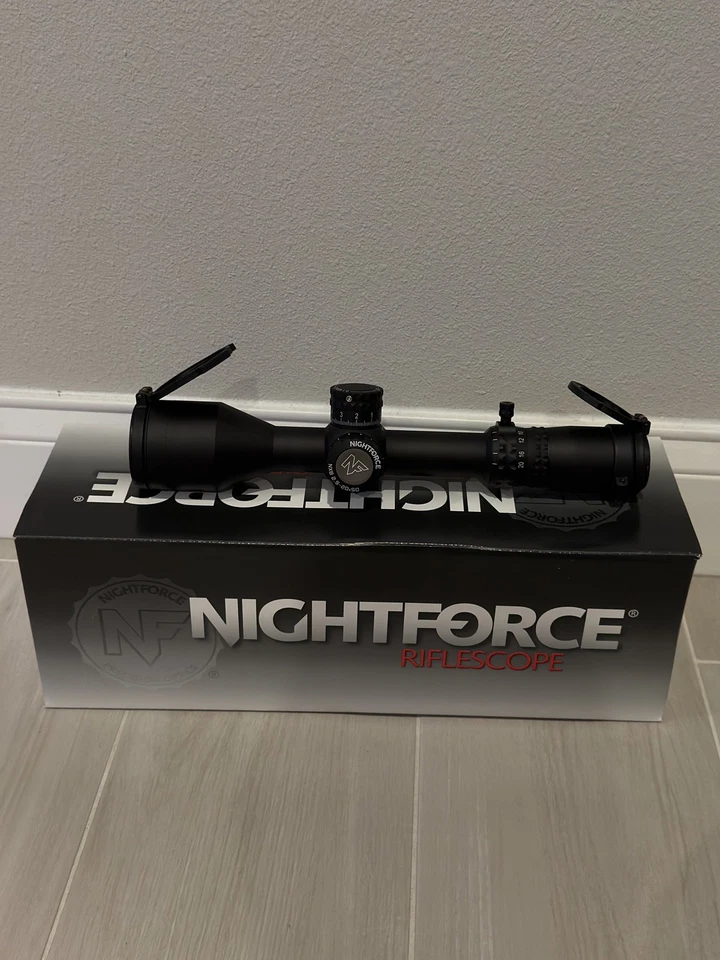 NightForce NX8 2.5-20X50mm Rifle Scope F2, ZeroStop, .1 Mil-Radian, : C638 - Image 1 of 4