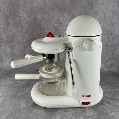 Máquina de capuchino espresso Salton modelo EX-19 BLANCA vintage Foto 1 de 4