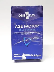 One A Day-- Age Factor Cell Defense -- 30 Softgels -- Exp 2/26 - Picture 1 of 4