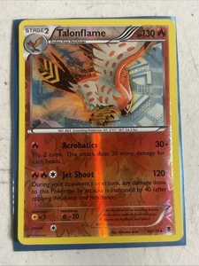 Pokemon XY - Phantom Forces 10/119 Talonflame Reverse Holo - Picture 1 of 2