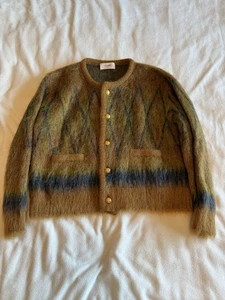 Celine Homme Mohair Sweater Men’s Brown Size L MSRP $3,550 - Picture 1 of 8