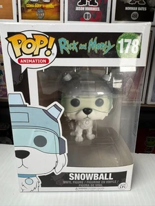 Funko Pop! Snowball #178 Rick and Morty Animation Vaulted Collectible Figure - Picture 1 of 6
