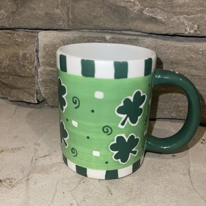 Bella Casa by Ganz Shamrock Mug Leprechaun Bear Inside – St. Patrick’s Day/Irish - Picture 1 of 5