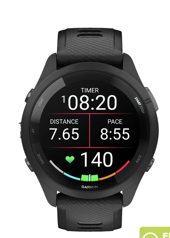 Reloj inteligente Garmin Forerunner 265 unisex para adultos - negro  Foto 1 de 4