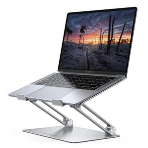 Adjustable Laptop Stand, Portable Laptop Riser, Aluminum Laptop Stand 1-Silver - Afbeelding 1 van 7