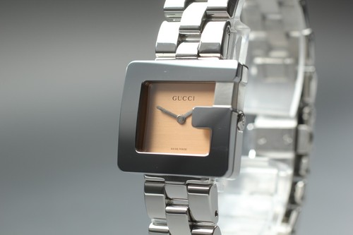 [Quasi come nuovo] GUCCI 3600L G Face 23 mm quadrante rosa quarzo donna dal Giappone #2991