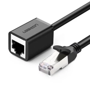 Cat6 RJ45 male to female Ethernet Cable extender F/UTP, 3m black, UGREEN/11282 - Picture 1 of 3