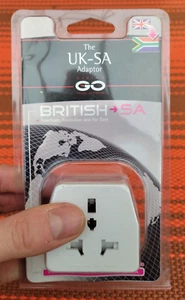 Go Travel UK South Africa Electric Socket Plug Adaptor Converter NEW FREE POST - Picture 1 of 6