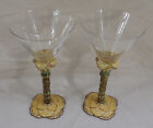 2 paires de lunettes Saint Martini cristal Swarovski émaillé fleur bijou