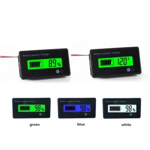 Lead Acid LiFePO4 Li-ion Battery BMS Capacity Indicator Voltage Meter - Picture 1 of 12