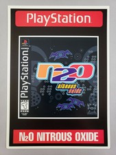 n2o Nitrous Oxide - Toys R Us Display Card - PlayStation 1 PS1 1998 VidPro RARE!