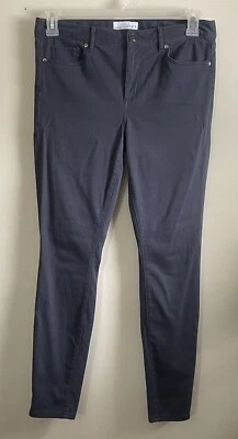 Legging Ann Taylor LOFT para mujer 8/29 gris oscuro elástico W32XL26 Foto 1 de 4