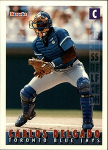 1995 Topps Bazooka Baseball #124 Carlos Delgado