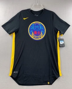 Golden State Warriors Nike Pregame Shooting Performance T-Shirt Chinese New Year - Picture 1 of 8