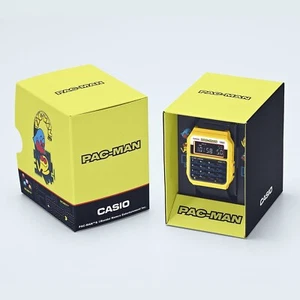 New Casio Data Bank CA-53WPC-1B PAC-MAN Collaboration Calculator Databank Watch - Picture 1 of 4