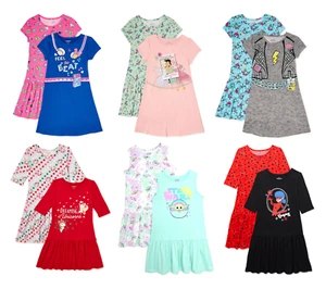 Disney Princesa, JoJo, LOL, Bebé Yoda Niñas Vestido de Juego Paquete de 2 Regalo Perfecto - NUEVO - Imagen 1 de 32