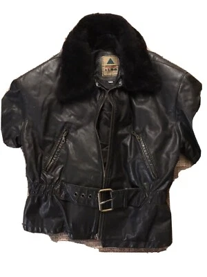 chaqueta de cuero para hombre talla pequeña Foto 1 de 4