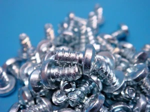 (100) #6 x 1/4" SCREW PHILLIPS PAN HEAD PLASTITE STEEL ZINC PLATE  - Picture 1 of 3