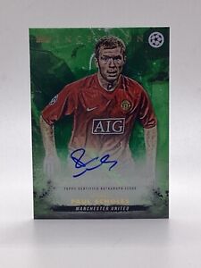 TOPPS INCEPTION UCC 2022/23 AUTO PAUL SCHOLES MANCHESTER UNITED 57/99
