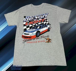 Nueva Camiseta Busch Light Budweiser Anheuser Beer Racing Clásica Para Hombre De Colección - Imagen 1 de 2