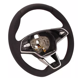 Sportlenkrad Multifunktion heizbar Leder gelocht Skoda Octavia IV NX Kodiaq NS - Bild 1 von 7