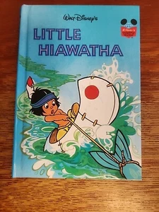 Little Hiawatha book 1978 1st American edition Walt Disney's Hardcover Very Good - Picture 1 of 10