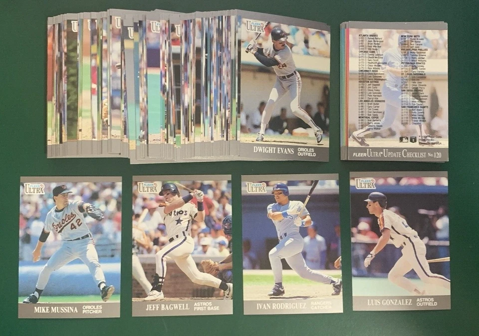 1991 Ultra Update Baseball SET BREAK singles - stars, commons, Hall of Famers - Image 1 of 1