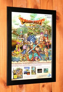 Dragon Quest VI Realms of Revelation Square Enix NDS Small Poster Ad Page Framed - Picture 1 of 3