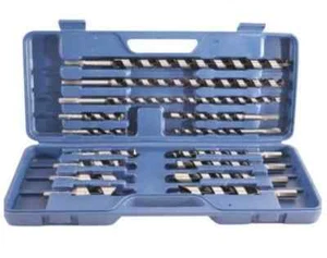 Juego de 15 brocas hexagonales para barrena de madera de acero de alta calidad en estuche - Imagen 1 de 1