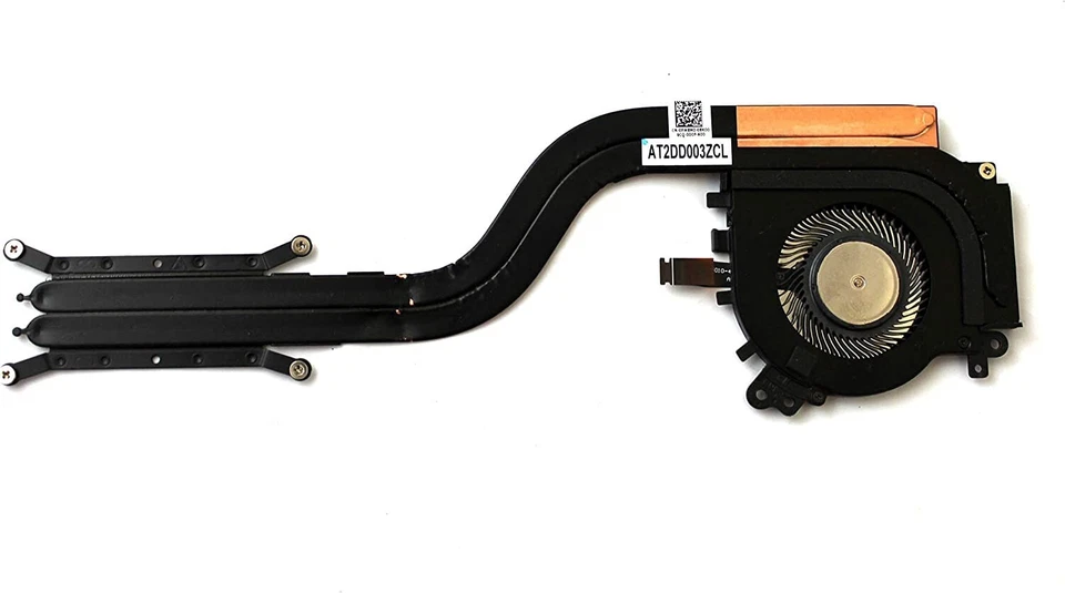Dell Latitude 7200 7310 2-in-1 Laptop Heatsink Cooling Fan Assembly TY9FC PWXM0