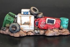 Fallout Wasteland Warfare bemalt Barricad Post Apocalyptic Scatter Terrain - Bild 1 von 3