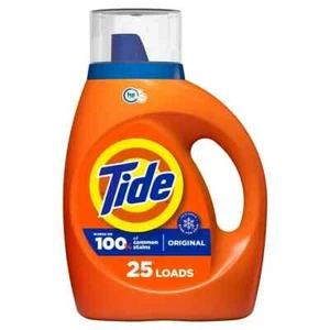 Tide Liquid Laundry Detergent, Original, 25 Loads, 32 fl oz, HE Compatible - Picture 1 of 11
