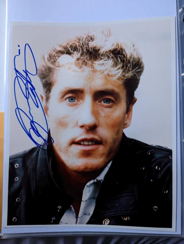 Roger Daltrey and Pete Townshend hand signed photos autograph The Who Cover
